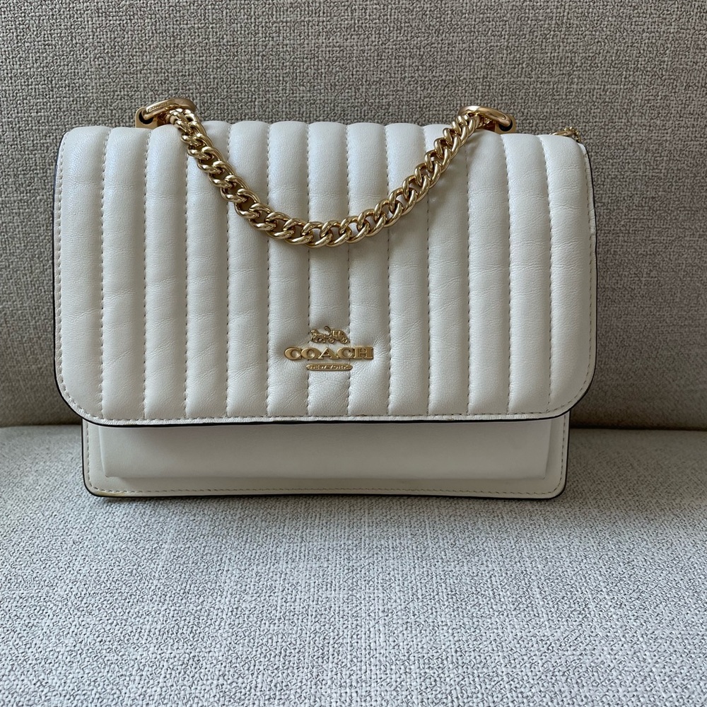 White Coach Handbag